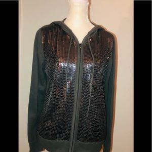 Allen B sequins Hoodie